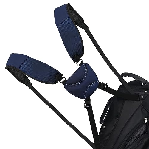 Qsvbeeqj Golftaschen Schultergurt Bequeme Doppelte Schultergurte Ersatz Rucksack Tragegurt Verstellbar Gepolstert von Qsvbeeqj