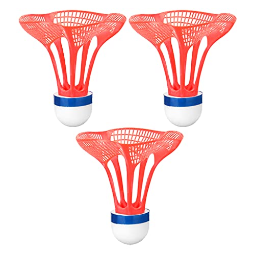 Qsvbeeqj Pack Badminton Federbälle Sport Kunststoff Federbälle – Stabile Und Langlebige Sport Trainingsbälle Für Indoor Outdoor Spiele von Qsvbeeqj