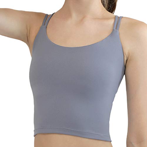 Qsvbeeqj Sport-BH für Damen, trägerlos, gepolstert, für Laufen, Workout, Fitness, Bralette von Qsvbeeqj