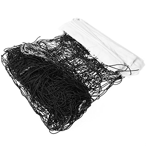 Qsvbeeqj Volleyballnetz aus Polyethylen, 9,5 x 1 m, Strand-Volleyballnetz, Outdoor-Sport, Training, Mesh von Qsvbeeqj