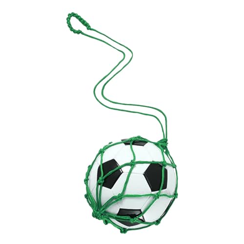 Quaeetyu Ball-Netzhalter, Netz-Sportballträger, Fußball-Aufbewahrungs-Netztasche, Fußball-Ballhalter, Nylon-Netz-Sporttaschen, atmungsaktive multifunktionale Ballaufbewahrung für Outdoor-Sportarten von Quaeetyu