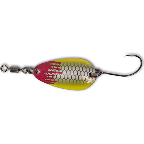 Quantum Magic Trout Bloody Loony Spoon 2,5cm 2g - Forellenblinker, Farbe:Gelb-Pearl von Magic Trout