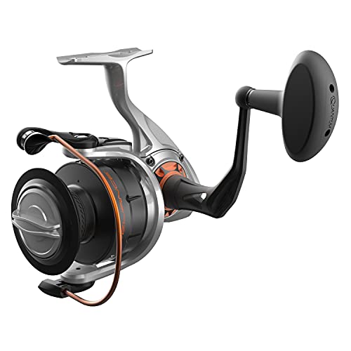 Quantum Uni – Erwachsene Reliance Spinning Reel Angelrolle, Silber/schwarz, 40 Quantum Uni – Erwachsene Reliance Spinning Reel Angelrolle, Silber/schwarz, 40 von Quantum