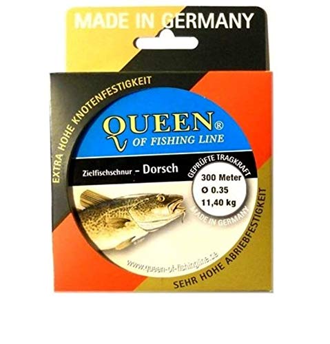 Queen of Fishing Line Zielfisch-Schnur Dorsch 0,35mm 11,4kg 300m von Queen of Fishing Line