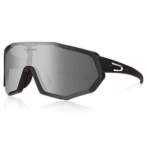 Queshark Sportbrillen Fahrrad Brillen Damen Herren Polarisierte UV400 Schutz mit 3 Wechselgläser Radbrillen für Outdoor-Sport Radfahren Motorradfahren Laufen Angeln Golf Queshark Sportbrillen Fahrrad Brillen Damen Herren Polarisierte UV400 Schutz mit 3 Wechselgläser Radbrillen für Outdoor-Sport Radfahren Motorradfahren Laufen Angeln Golf von Queshark