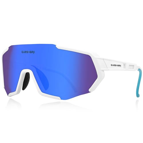 Queshark Fahrradbrille Kinder 8-16, Schutz Kinder Sonnenbrille UV400 für Jungen Mädchen Schutzbrille Outdoorsport Queshark Fahrradbrille Kinder 8-16, Schutz Kinder Sonnenbrille UV400 für Jungen Mädchen Schutzbrille Outdoorsport von Queshark