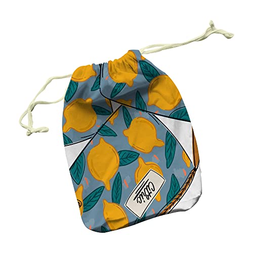 Questo Casa Bedruckte Baumwoll Taschen mit Kordelzug, Einkaufstasche, Stoffsack, Stofftasche, Beutel, Gemüsesack, Wiederverwendbare, Faltbar, Größe: 40x50 Cm Questo Casa Bedruckte Baumwoll Taschen mit Kordelzug, Einkaufstasche, Stoffsack, Stofftasche, Beutel, Gemüsesack, Wiederverwendbare, Faltbar, Größe: 40x50 Cm von Questo Casa