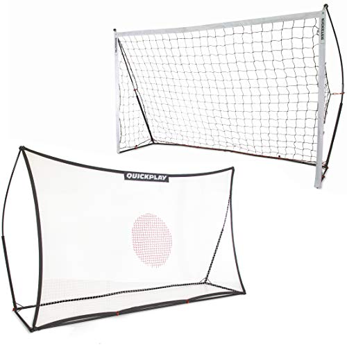 QUICKPLAY Kickster Combo 2.4 x 1.5M Fußballtor und Rebounder von Quick Play