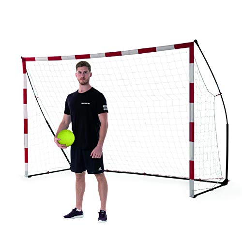 QUICKPLAY Tragbares Handballtor 3x2m - Handballtor in offizieller Größe mit beschwerter Basis und Gummifüßen basierend auf der KICKSTER Technologie - Schnelles Aufstellen für das Handballtraining QUICKPLAY Tragbares Handballtor 3x2m - Handballtor in offizieller Größe mit beschwerter Basis und Gummifüßen basierend auf der KICKSTER Technologie - Schnelles Aufstellen für das Handballtraining von Quick Play