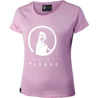 Quiet Please Baseline Logo T-shirt Damen Pink - Xs von Quiet Please