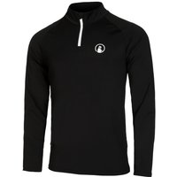 Quiet Please Big Serve 1/4 Zip Longsleeve Herren in schwarz Quiet Please Big Serve 1/4 Zip Longsleeve Herren in schwarz von Quiet Please