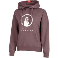 Quiet Please Crossroad Glitter Baseline Hoody Damen in lila, Größe: L von Quiet Please