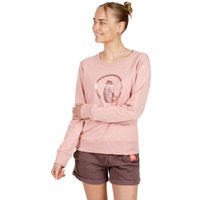 Quiet Please Crossroad Metallic Baseline Sweatshirt Damen Altrosa - S von Quiet Please