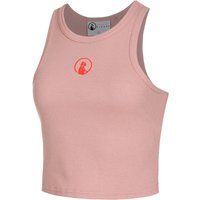 Quiet Please Crossroad Ribbed Tank-top Damen Altrosa von Quiet Please