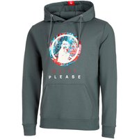 Quiet Please Crossroad Sketchy Hoody Herren in salbei von Quiet Please