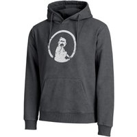 Quiet Please Endlessly Washed Out Loose Fit Hoody Herren in anthrazit, Größe: L Quiet Please Endlessly Washed Out Loose Fit Hoody Herren in anthrazit, Größe: L von Quiet Please