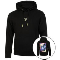 Quiet Please Flashy Backprint Hoody Herren in schwarz, Größe: L von Quiet Please