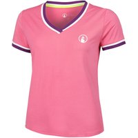 Quiet Please Flashy V-Neck T-Shirt Damen in pink, Größe: L von Quiet Please