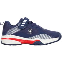 Quiet Please Match Velcro Clay Sandplatzschuh Kinder Blau - 33 Quiet Please Match Velcro Clay Sandplatzschuh Kinder Blau - 33 von Quiet Please