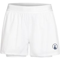 Quiet Please Point 2in1 Shorts Damen Weiß - L von Quiet Please