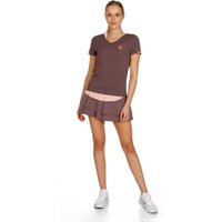 Quiet Please Retriever V-Neck T-Shirt Damen in lila, Größe: XL von Quiet Please