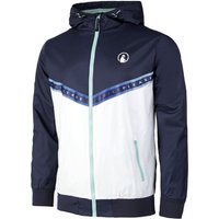 Quiet Please Tweener Rainbow Windbreaker Trainingsjacke Herren in blau, Größe: S von Quiet Please