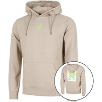 Quiet Please Wild Collage Hoody Herren Beige - Xs von Quiet Please