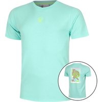 Quiet Please Wild Collage T-shirt Herren Türkis - S Quiet Please Wild Collage T-shirt Herren Türkis - S von Quiet Please
