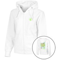 Quiet Please Wild Collage Zip Sweatjacke Damen Weiß - S Quiet Please Wild Collage Zip Sweatjacke Damen Weiß - S von Quiet Please