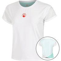 Quiet Please Wild Cross T-Shirt Damen in weiß Quiet Please Wild Cross T-Shirt Damen in weiß von Quiet Please