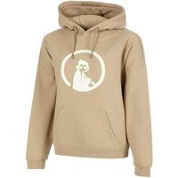 Quiet Please Wild Oversize Embroided Hoody Damen in beige, Größe: XL Quiet Please Wild Oversize Embroided Hoody Damen in beige, Größe: XL von Quiet Please