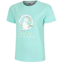 Quiet Please Wild Sketchy T-Shirt Damen in türkis, Größe: M Quiet Please Wild Sketchy T-Shirt Damen in türkis, Größe: M von Quiet Please