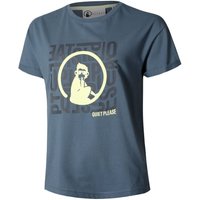 Quiet Please Word Salad T-Shirt Damen in blau, Größe: S von Quiet Please