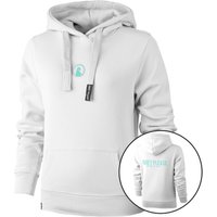 Quiet Please Ready To Serve Hoody Damen Weiß von Quiet Please