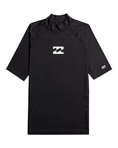 Billabong Waves All Day - Kurzarm-Rashguard für Männer Schwarz von Billabong