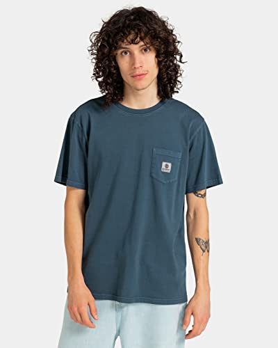 Element Basic Pocket - T-Shirt - Männer - L - Blau von Element