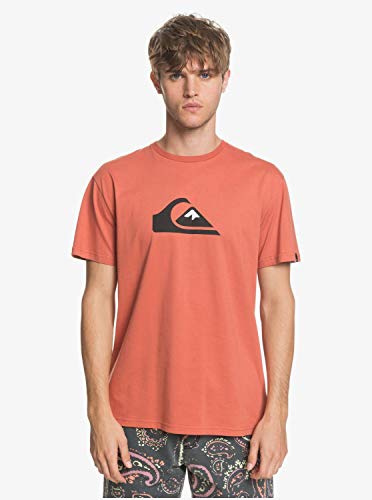 Quiksilver™ Comp Logo Tshirt Tshirt Männer S Rosa von Quiksilver