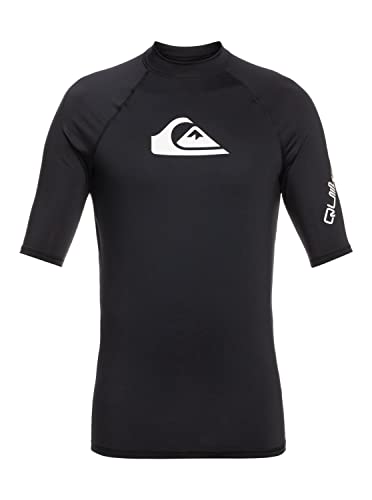 Quiksilver All Time - Kurzärmliger Rashguard mit UPF 50 für Jungen 8-16 Schwarz Quiksilver All Time - Kurzärmliger Rashguard mit UPF 50 für Jungen 8-16 Schwarz von Quiksilver