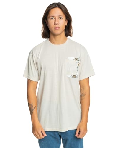 Quiksilver Behind Wave - Taschen-T-Shirt für Männer Weiß von Quiksilver