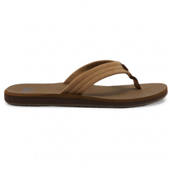 Quiksilver - Carver Suede Core - Sandalen Gr 44 braun von Quiksilver