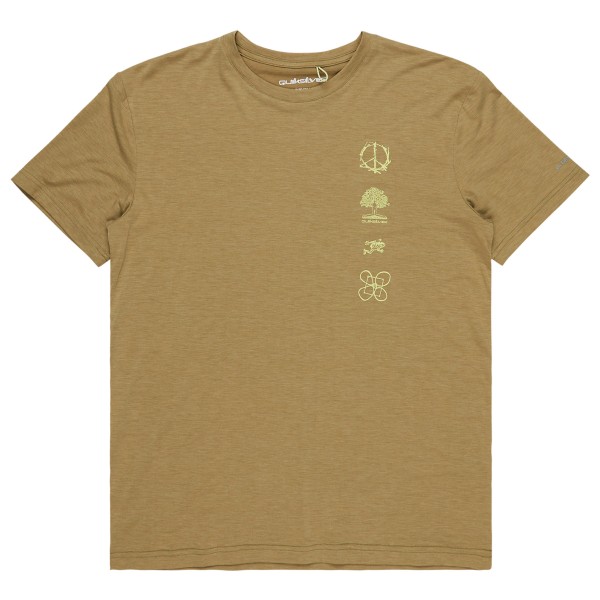 Quiksilver - Coastal Run S/S - Funktionsshirt Gr L beige Quiksilver - Coastal Run S/S - Funktionsshirt Gr L beige von Quiksilver