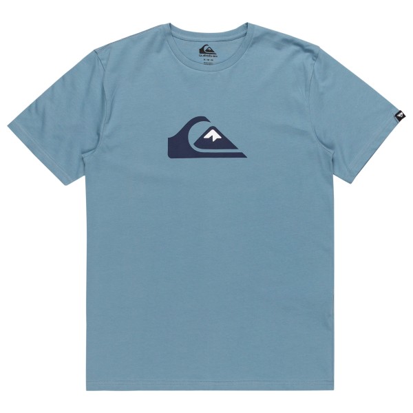 Quiksilver - Comp Logo S/S - T-Shirt Gr L;M;S;XL;XXL blau/schwarz;schwarz;türkis;weiß von Quiksilver