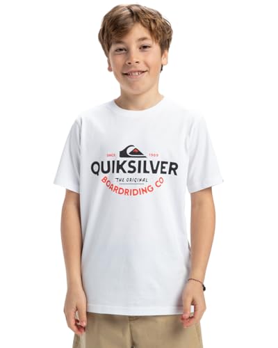 Quiksilver - Ev Typed Out T-Shirt mit kurzen Ärmeln - Kind von Quiksilver