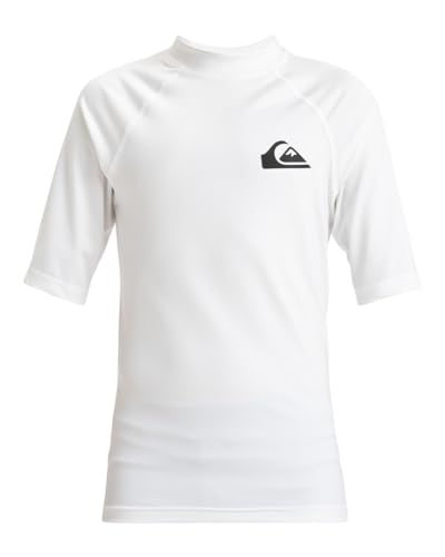 Quiksilver Everyday - Kurzärmliges Surf-T-Shirt mit UPF 50 für Jungen 8-16 Weiß von Quiksilver