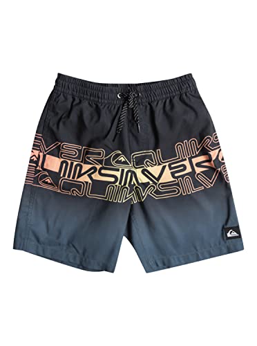 Quiksilver Everyday Wordblock 16" - Schwimmshorts für Jungen 8-16 Schwarz von Quiksilver