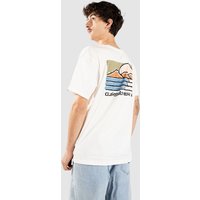 Quiksilver Evo Future Islands T-Shirt snow white von Quiksilver