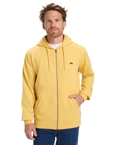 Quiksilver Fleecepullover Basic Hood Zip Young Herren Gelb M von Quiksilver