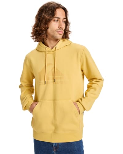 Quiksilver Fleecepullover COMP Logo Hoodie, Herren, Gelb, L von Quiksilver