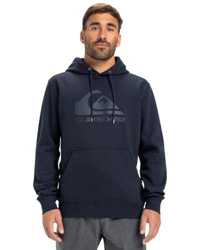 Quiksilver Fleecepullover COMP Logo Hoodie, Herren, Schwarz, XL von Quiksilver