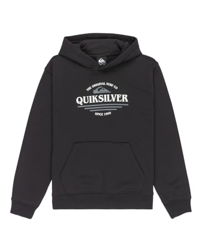 Quiksilver Graphic Hoodie Fleece Pullover Schwarz 8 von Quiksilver